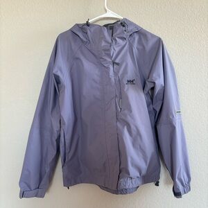 Helly Hansen helly tech lavender hooded jacket purple blue size small